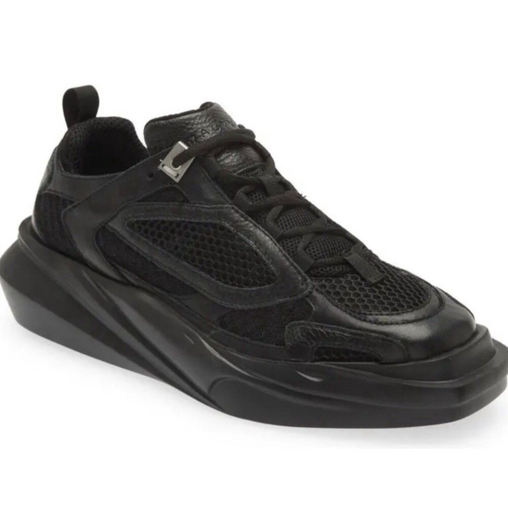 NIB 1017 ALYX 9SM MONO HIKING SNEAKER Black Shoe SIZE EU 40 Made In Italy Luxury
